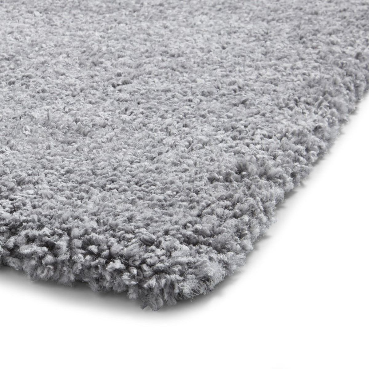 Sierra 9000 Plain Shaggy Rug Grey