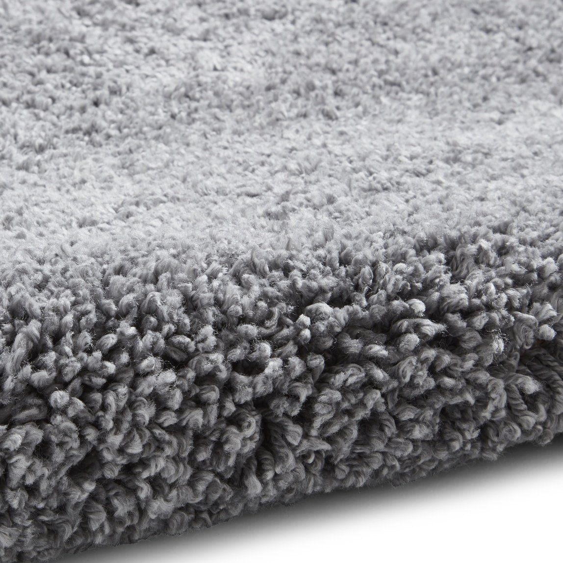 Sierra 9000 Plain Shaggy Rug Grey