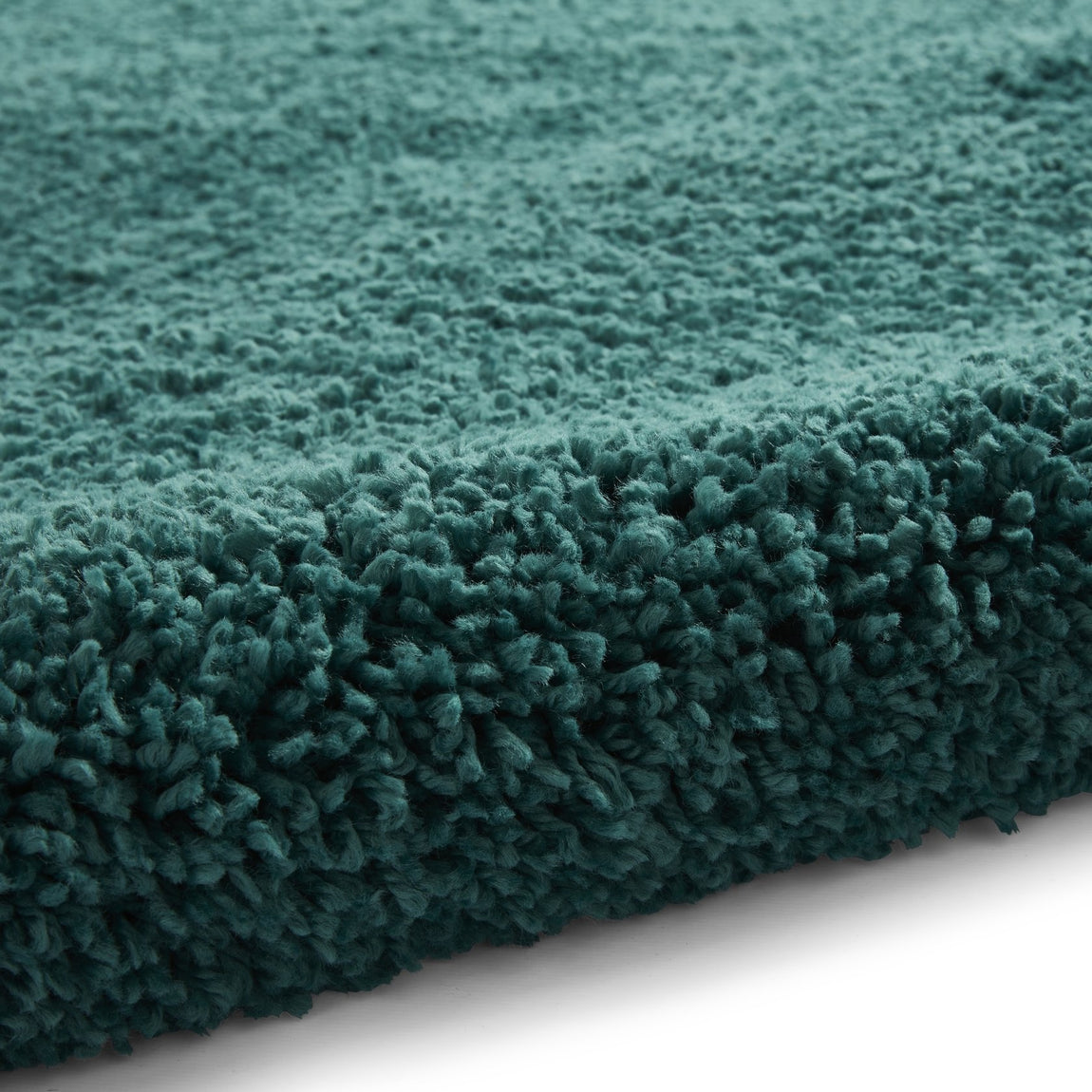 Sierra 9000 Plain Shaggy Rug Jewel Green