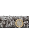 Sierra 9000 Plain Shaggy Rug Pebble Grey