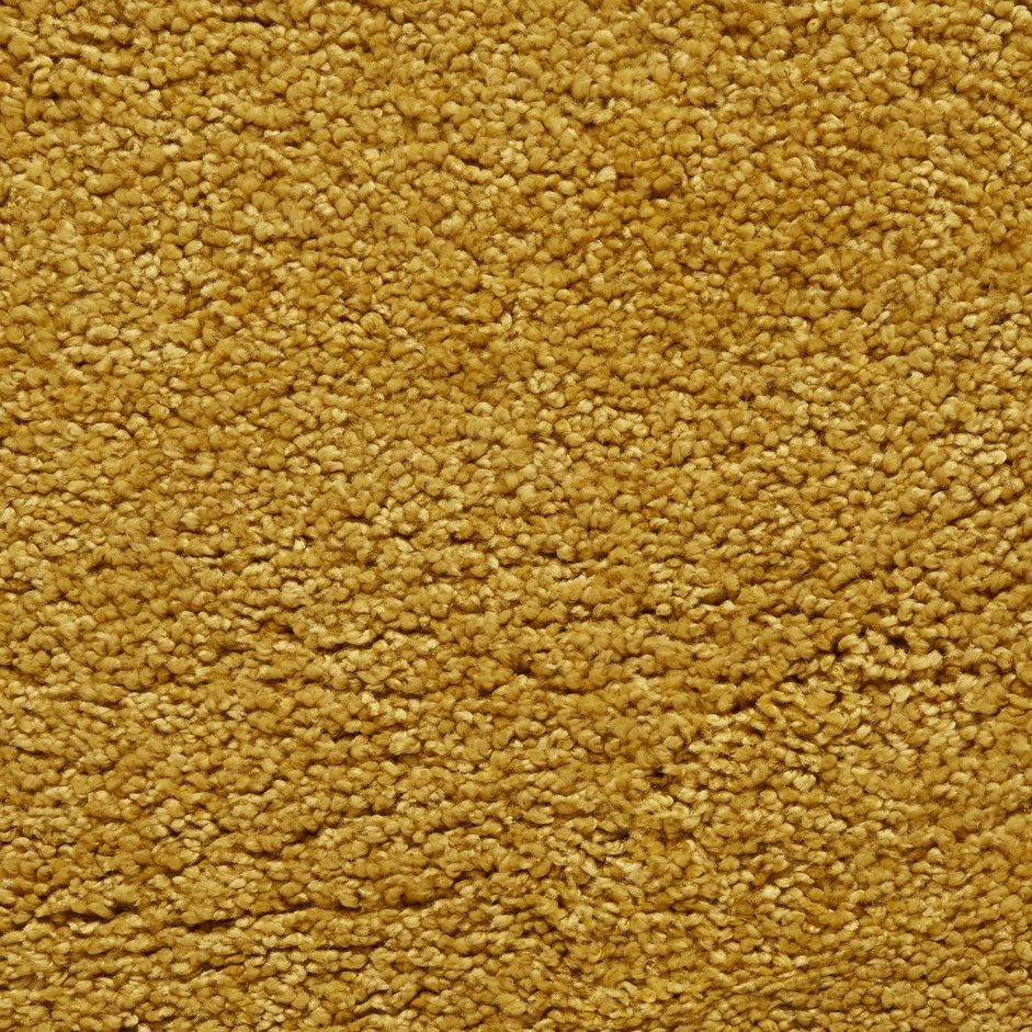 Sierra 9000 Plain Shaggy Rug Yellow