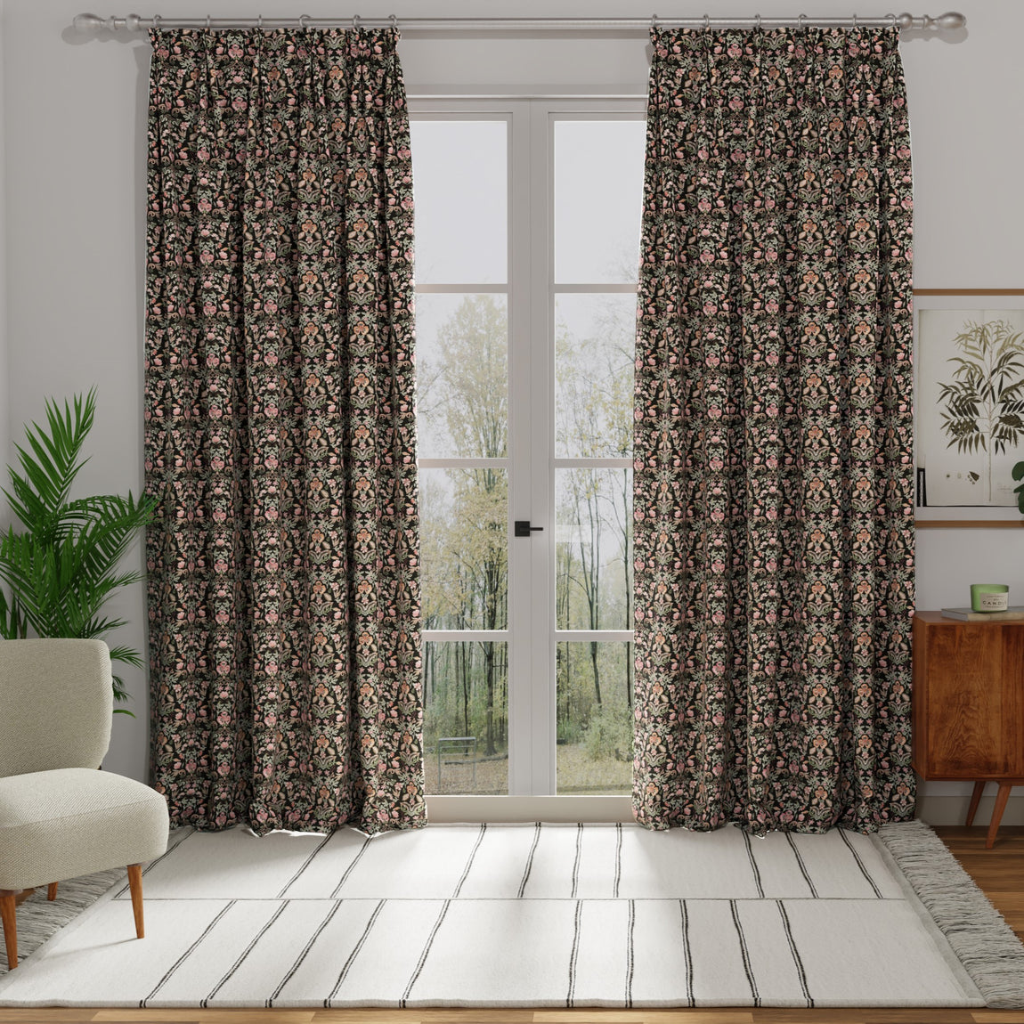 ANTE DECOR Skoll Made to Measure Curtain Black