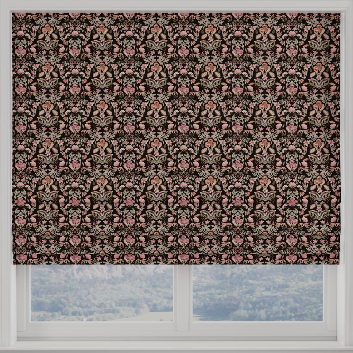 ANTE DECOR Skoll Made to Measure Roman Blind Black