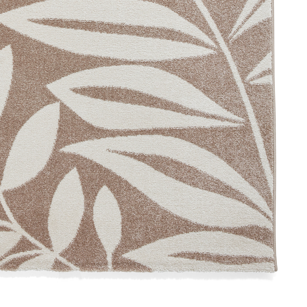 Catherine Lansfield Sorral Leaves Botanical Rug Natural