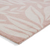 Catherine Lansfield Sorral Leaves Botanical Rug Rose