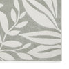 Catherine Lansfield Sorral Leaves Botanical Rug Sage Green