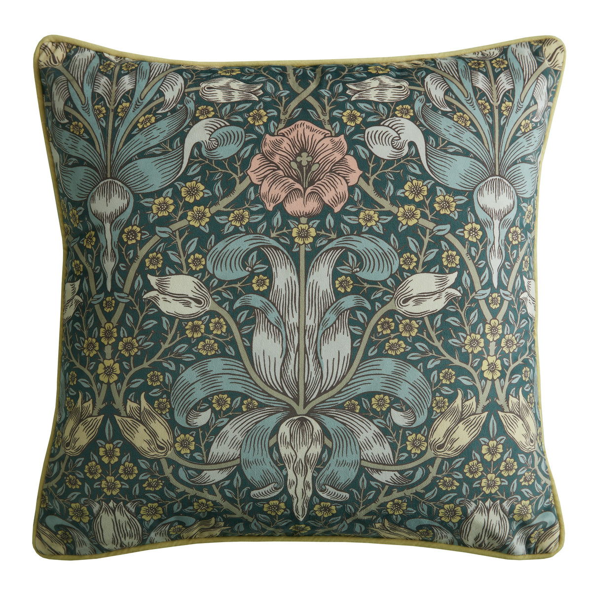 William Morris At Home Spring Thicket 43cm x 43cm Filled Cushion Mineral