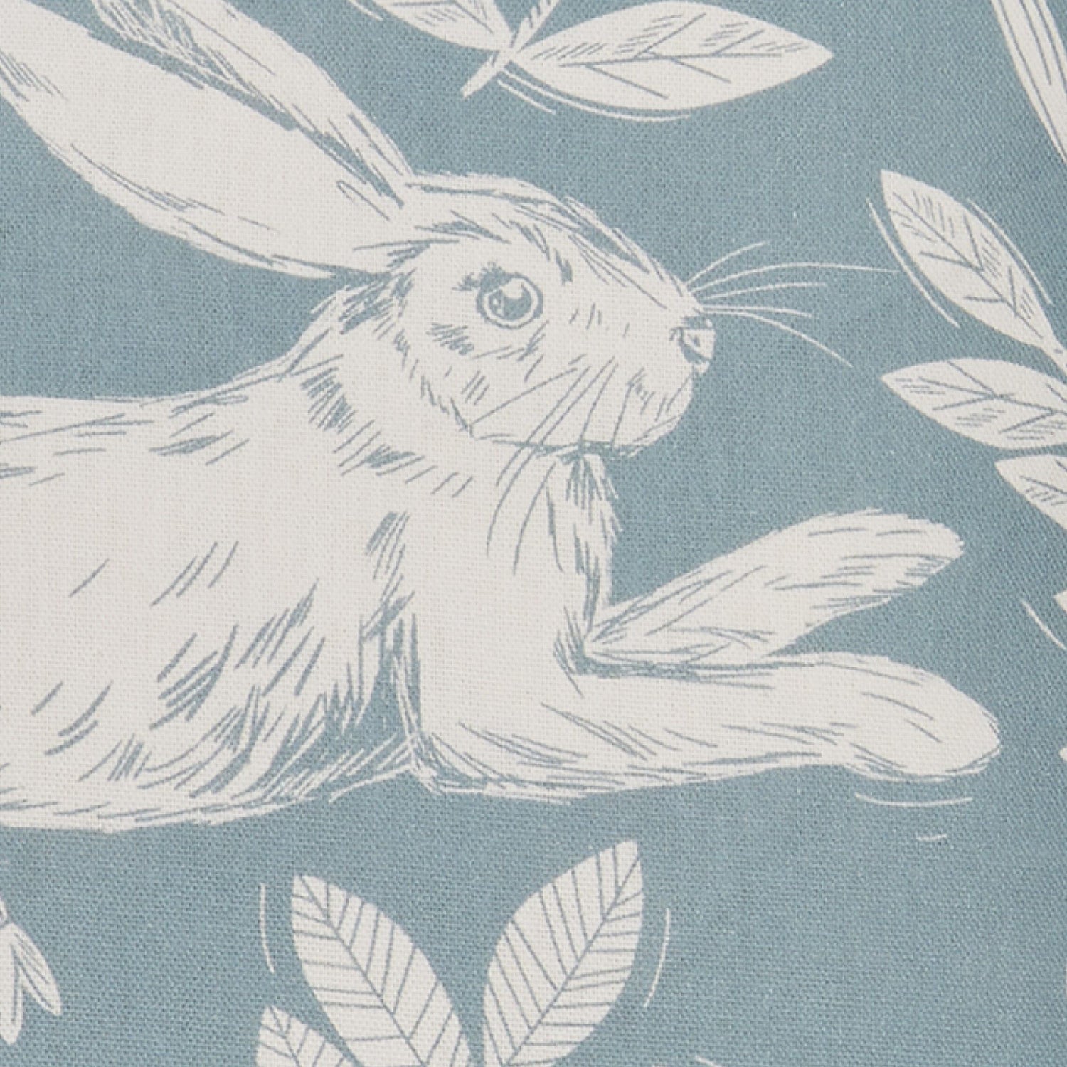 Dreams & Drapes Spring Rabbit Outdoor Filled Cushion 43cm x 43cm Duck Egg