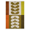 Orla Kiely Stem Check Towel Hazel Ochre