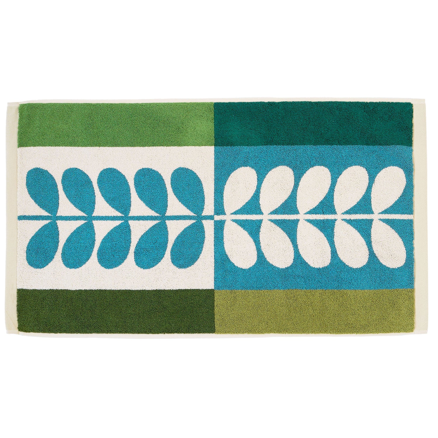Orla Kiely Stem Check Bath Mat Willow