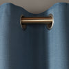 Laura Ashley Stephanie Ready Made Eyelet Blackout Curtains Dark Seaspray