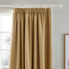 Laura Ashley Stephanie Ready Made Thermal Blackout Curtains Pale Gold