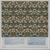 William Morris Strawberry Thief Made to Measure Roman Blind Green