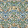 William Morris Strawberry Thief Outdoor Fabric Blanc