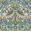 William Morris Strawberry Thief Outdoor Fabric Blanc