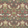 William Morris Strawberry Thief Outdoor Fabric Crimson