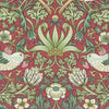 William Morris Strawberry Thief Outdoor Fabric Crimson