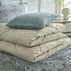 William Morris At Home Strawberry Thief Embossed 235cm x 235cm Bedspread Set Oyster