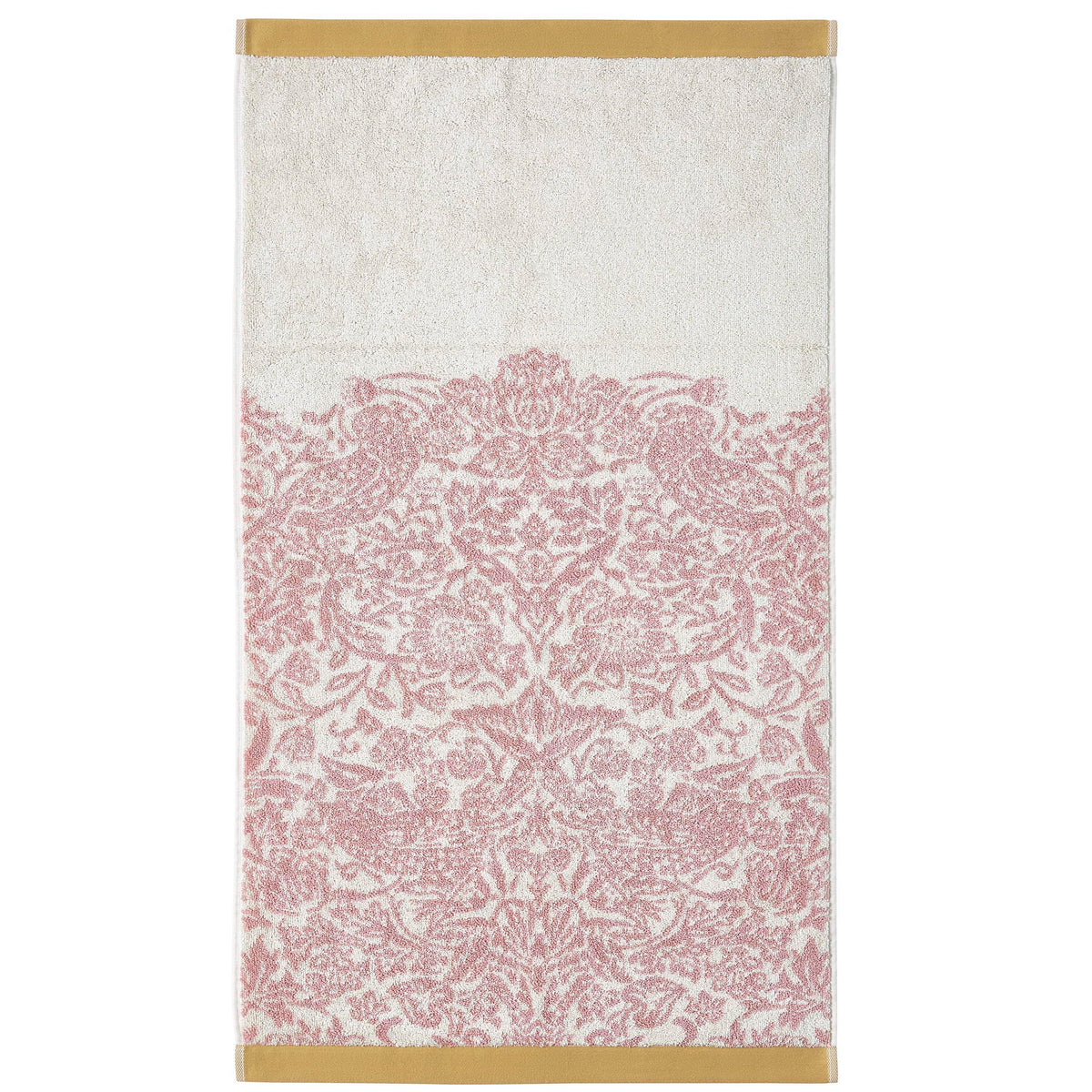 William Morris At Home Strawberry Thief Towel Plaster Pink