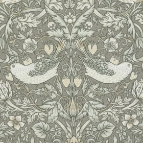William Morris Strawberry Thief Outdoor Fabric Natural