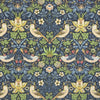 William Morris Strawberry Thief Outdoor Fabric Navy