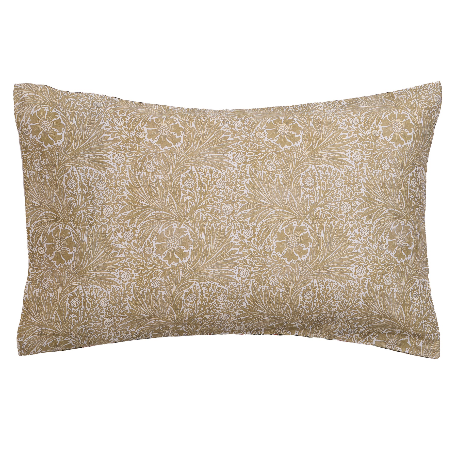 William Morris At Home Strawberry Thief Pillowcase Housewife Nettle