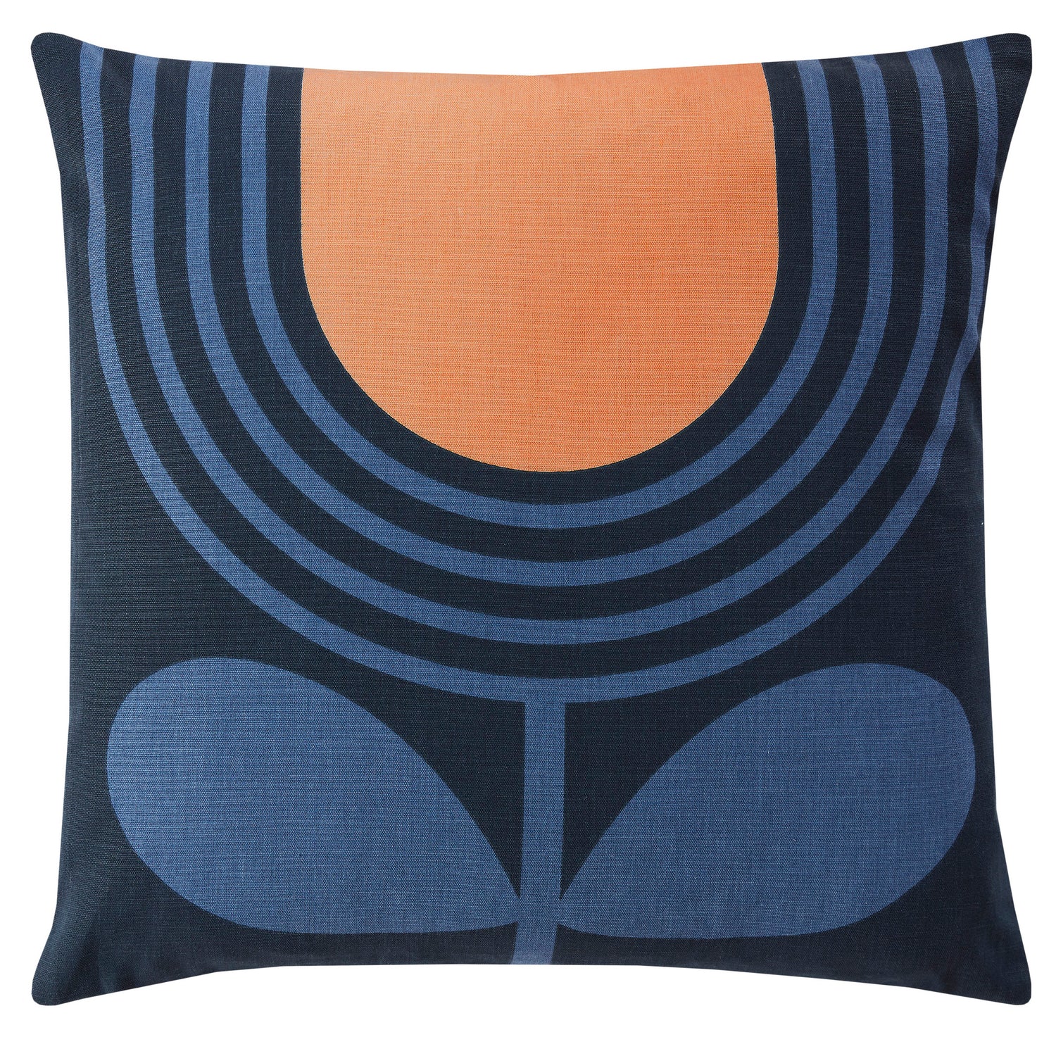 Orla Kiely Striped Tulip 45cm x 45cm Filled Cushion Indigo