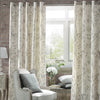 Laura Ashley Summer Palace Ready Made Eyelet Curtains Dove Grey