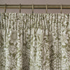 William Morris At Home Sunflower Ready Made Blackout Curtains Dark Olive