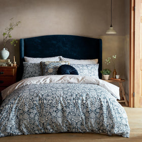 William Morris At Home Sunflower Duvet Cover Bedding Set Ink