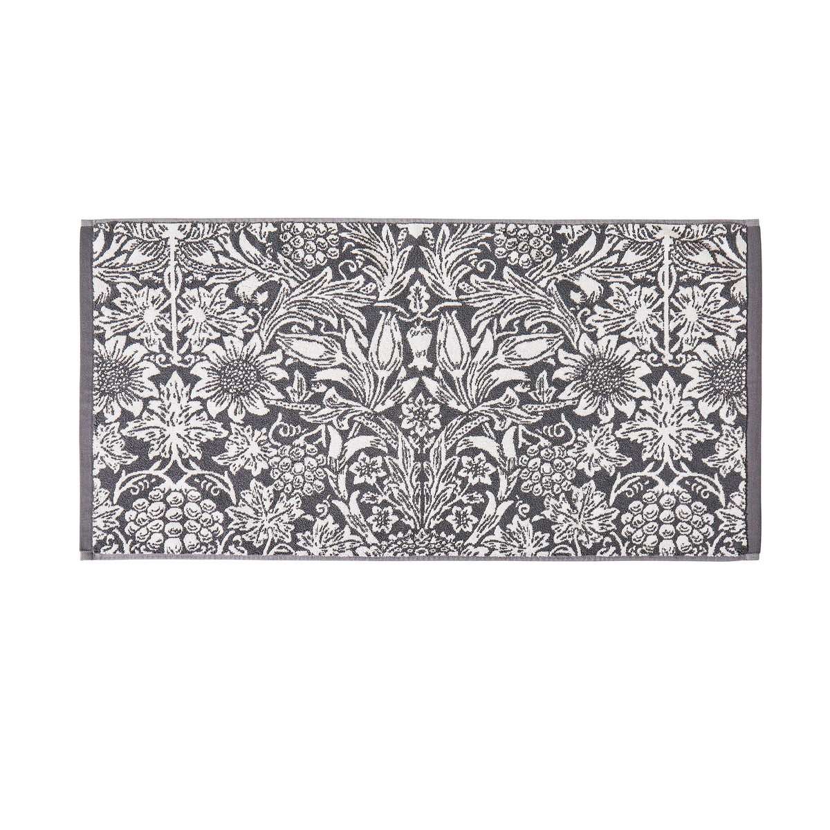 William Morris At Home Sunflower Bath Mat 50cm x 90cm Iron