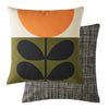 Orla Kiely Sunflower Filled Cushion 45cm x 45cm Orange
