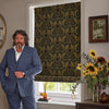 HOUSE Llewelyn-Bowen Sunny Side Up Printed Made To Measure Curtains Midnight