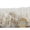 Super Teddy Single Faux Sheepskin 60cm x 90cm Rug Beige