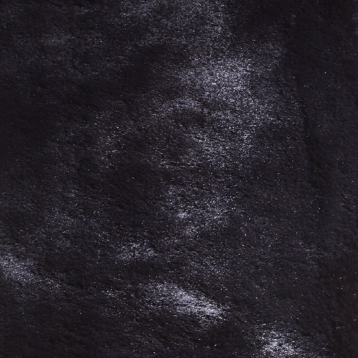 Super Teddy Double Faux Sheepskin 60cm x 180cm Rug Black