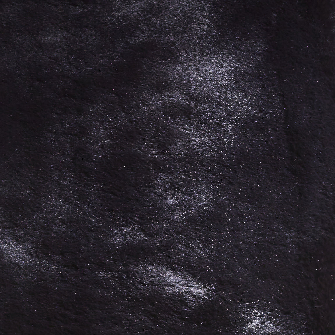 Super Teddy Double Faux Sheepskin 60cm x 180cm Rug Black