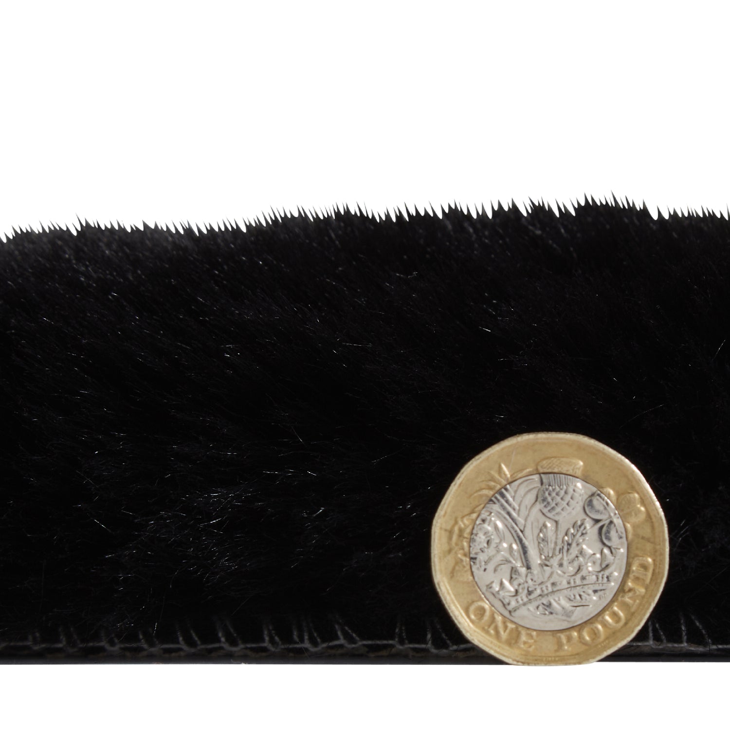 Super Teddy Double Faux Sheepskin 60cm x 180cm Rug Black