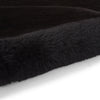 Super Teddy Double Faux Sheepskin 60cm x 180cm Rug Black