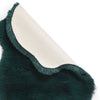 Super Teddy Single Faux Sheepskin 60cm x 90cm Rug Jewel Green