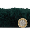 Super Teddy Single Faux Sheepskin 60cm x 90cm Rug Jewel Green