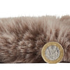 Super Teddy Single Faux Sheepskin 60cm x 90cm Rug Mink