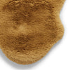 Super Teddy Double Faux Sheepskin 60cm x 180cm Rug Mustard