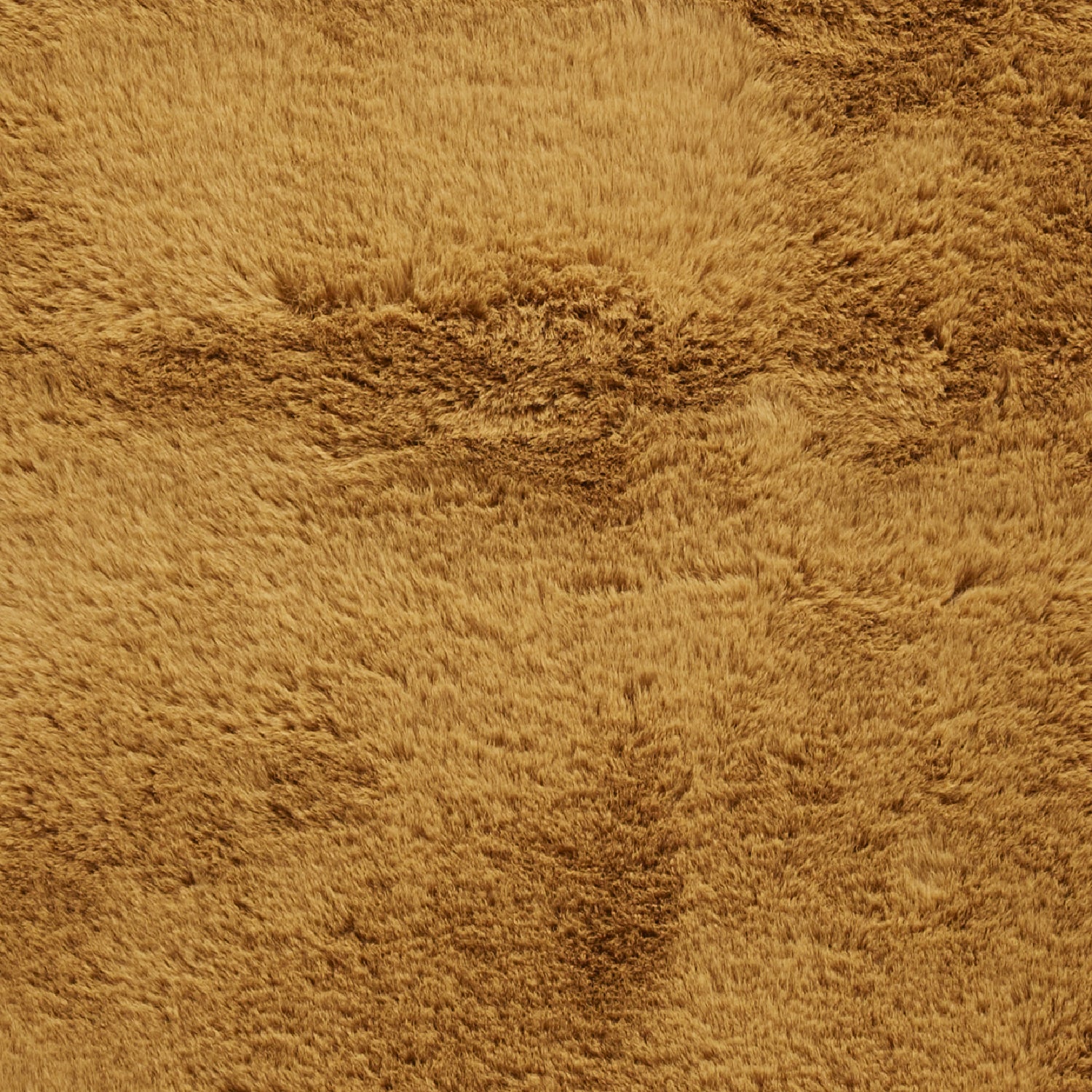 Super Teddy Double Faux Sheepskin 60cm x 180cm Rug Mustard