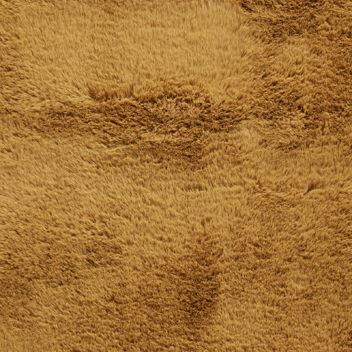 Super Teddy Double Faux Sheepskin 60cm x 180cm Rug Mustard