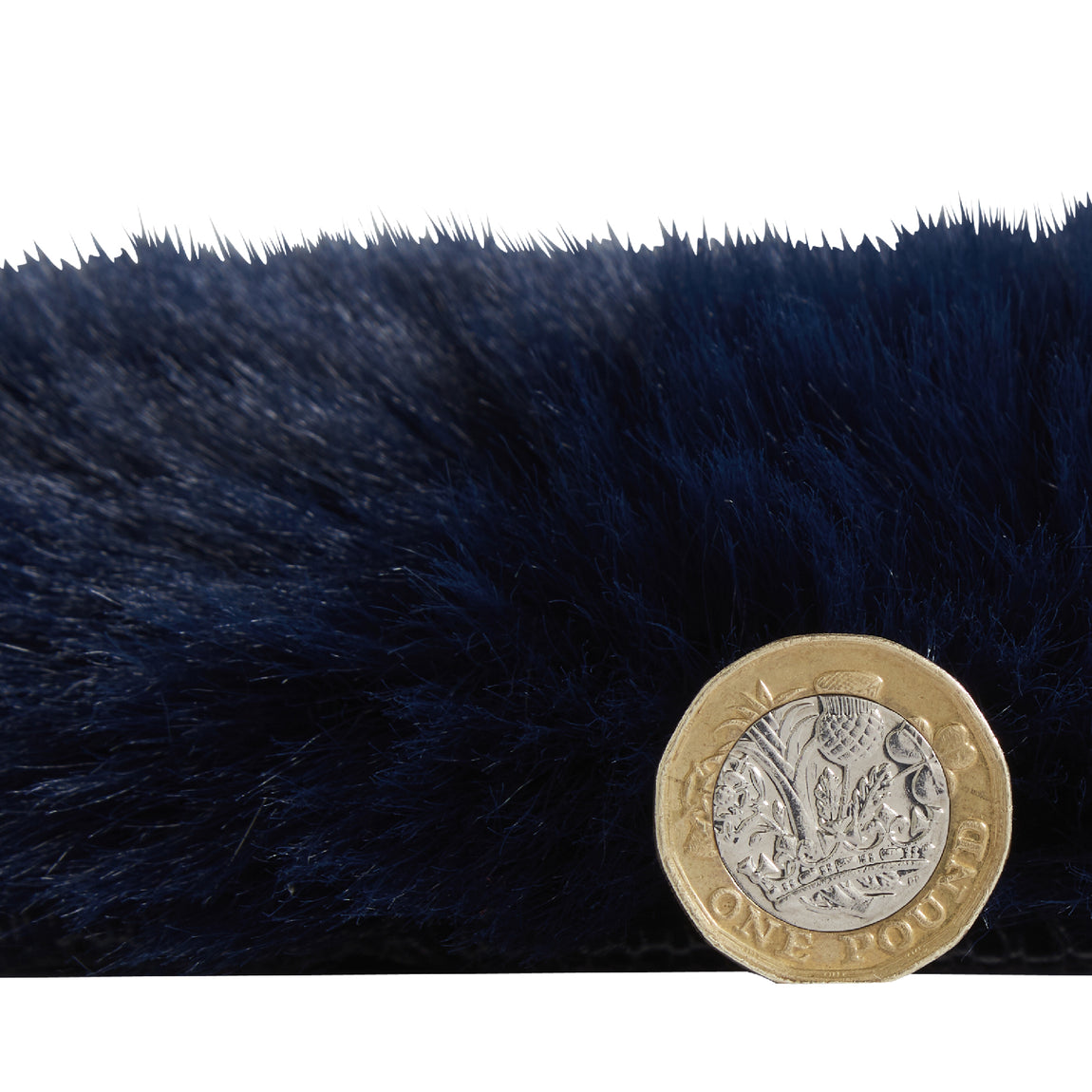 Super Teddy Single Faux Sheepskin 60cm x 90cm Rug Navy