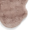 Super Teddy Single Faux Sheepskin 60cm x 90cm Rug Rose