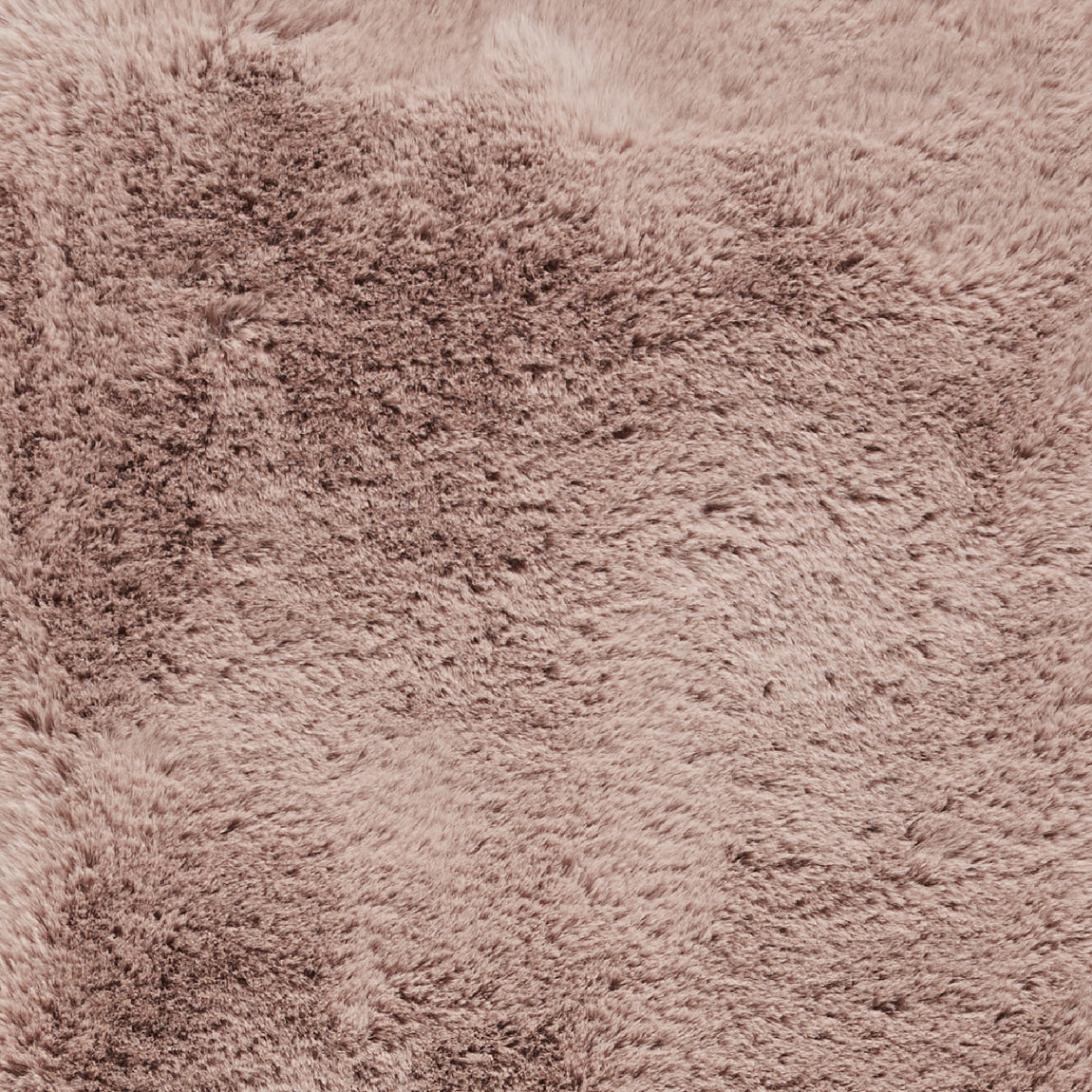 Super Teddy Double Faux Sheepskin 60cm x 180cm Rug Rose