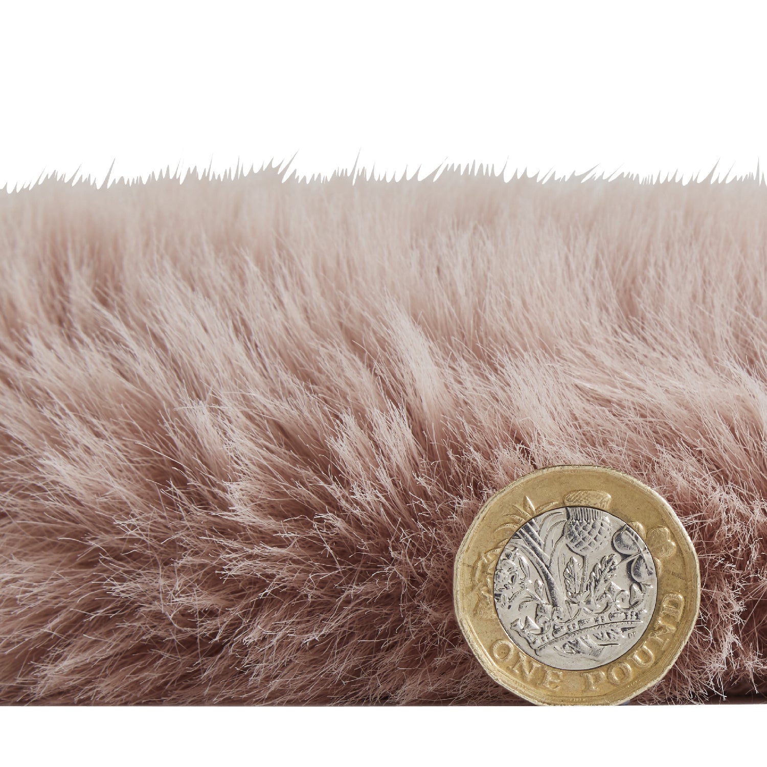Super Teddy Single Faux Sheepskin 60cm x 90cm Rug Rose