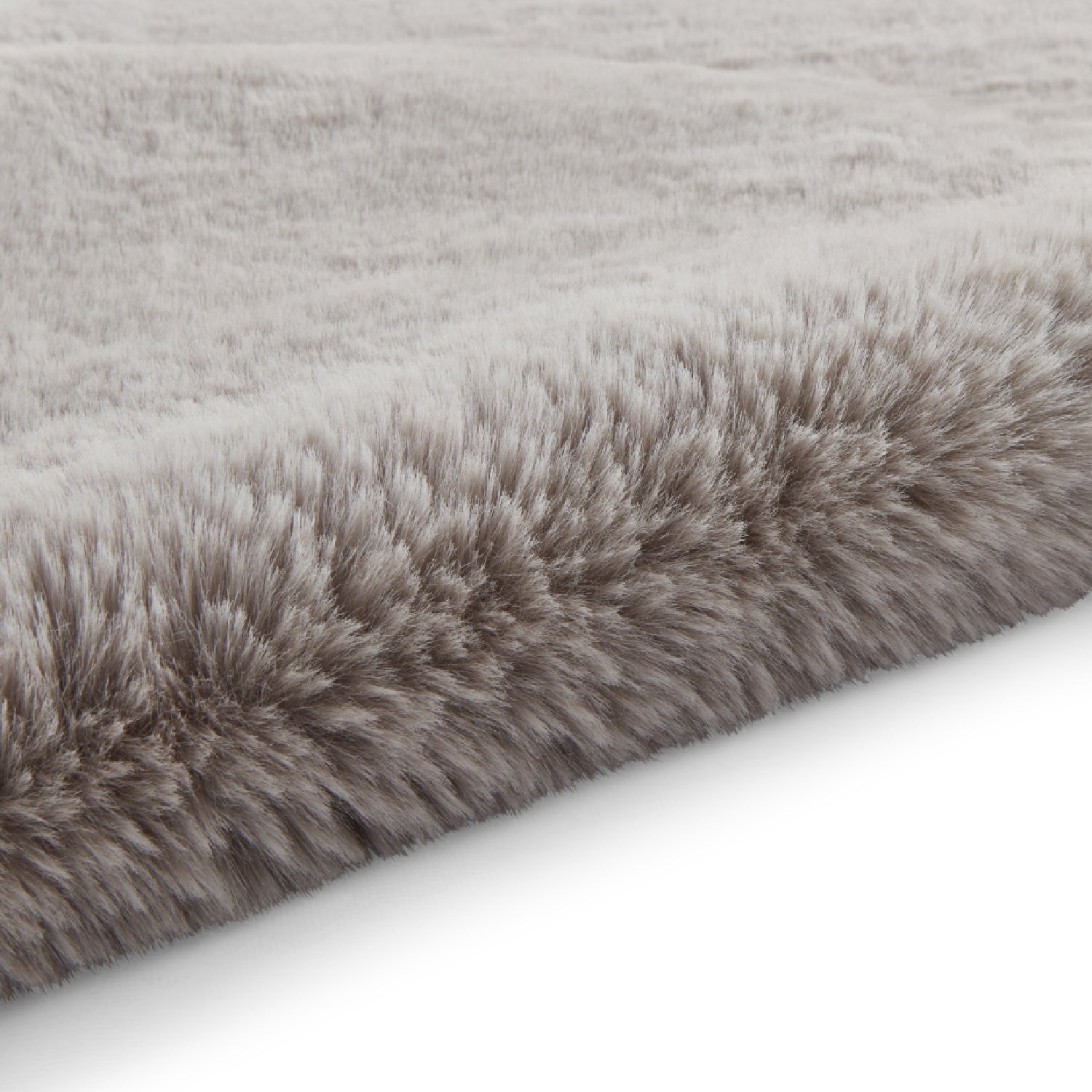 Super Teddy Single Faux Sheepskin 60cm x 90cm Rug Silver