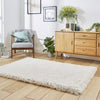 Super Teddy Plain Shaggy Rug Beige